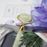 Jade Double-Head Facial Roller Massager